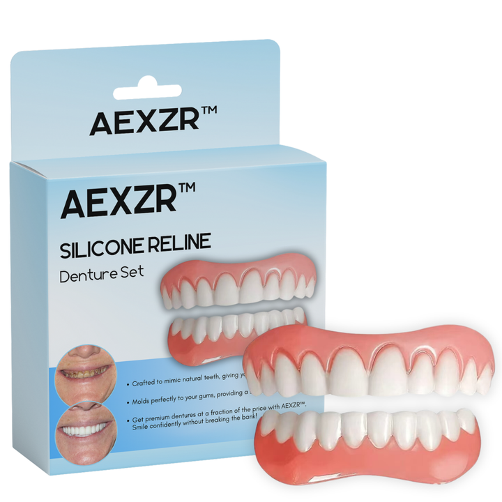 AEXZR™ Silikonová sada zubních protéz