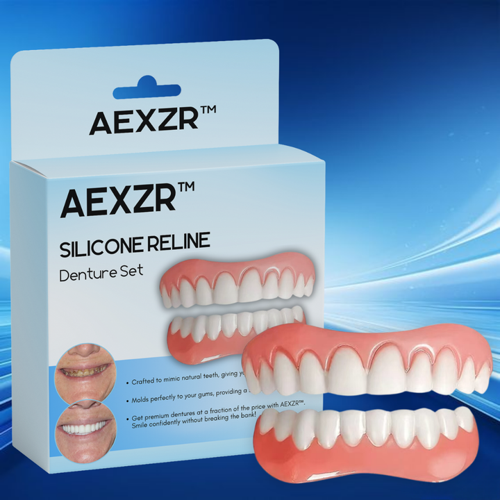 AEXZR™ Silikonová sada zubních protéz