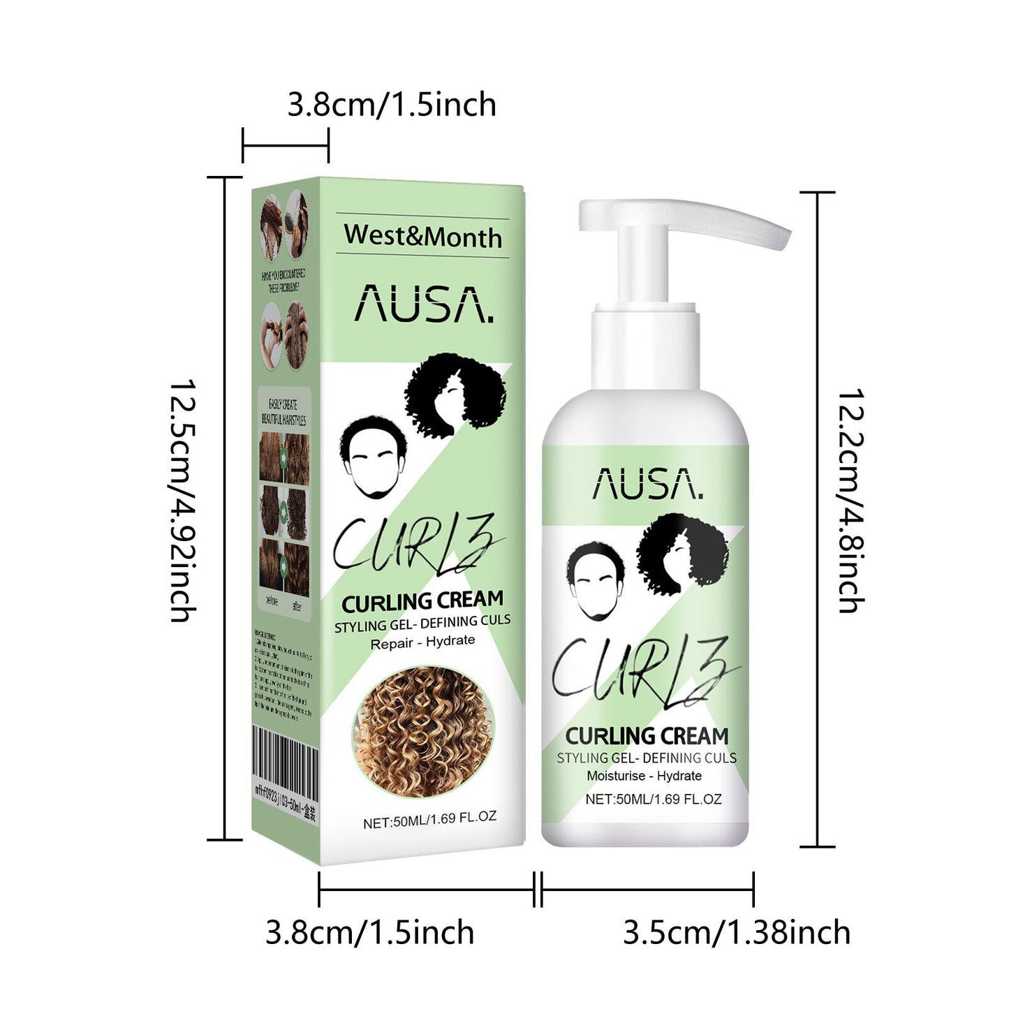 AUSA CURL™ Sérum na kudrnaté vlasy