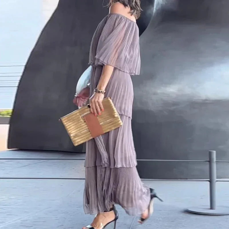 Adele La Russa™ Elegantní dlouhé šaty