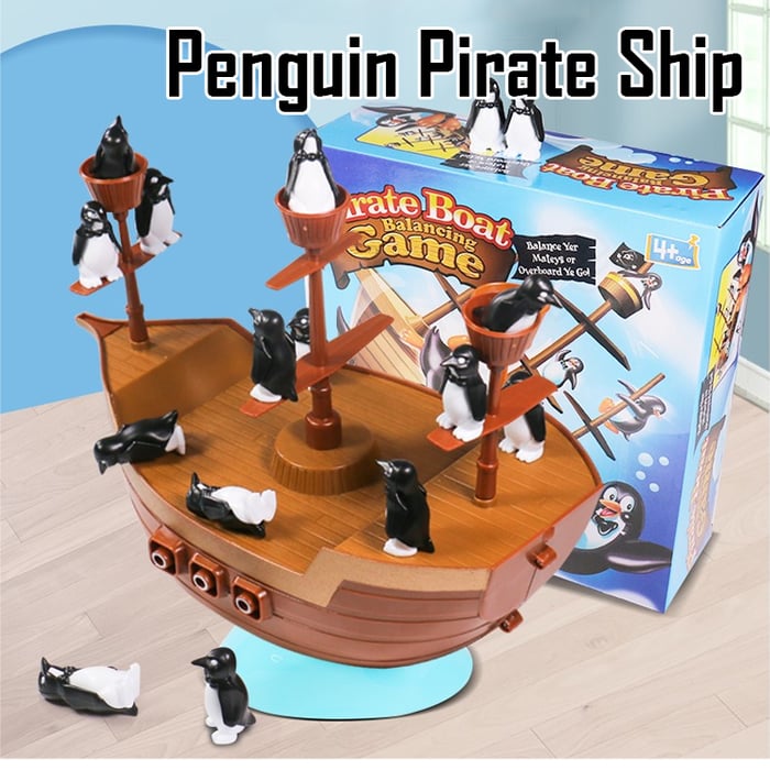 AhoyPenguin+™ Pirátská loď s tučňáky | Zábava pro celou rodinu!