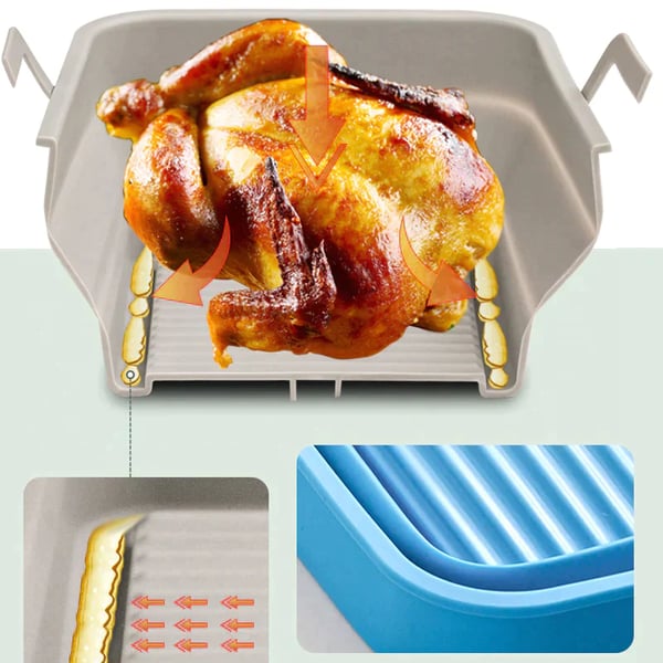 Air Fryz™️ Skládací silikonový plech na pečení Air Fryer