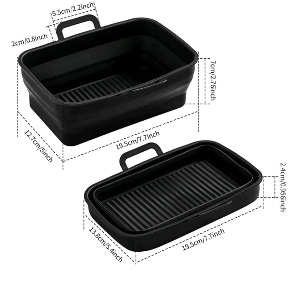 Air Fryz™️ Skládací silikonový plech na pečení Air Fryer