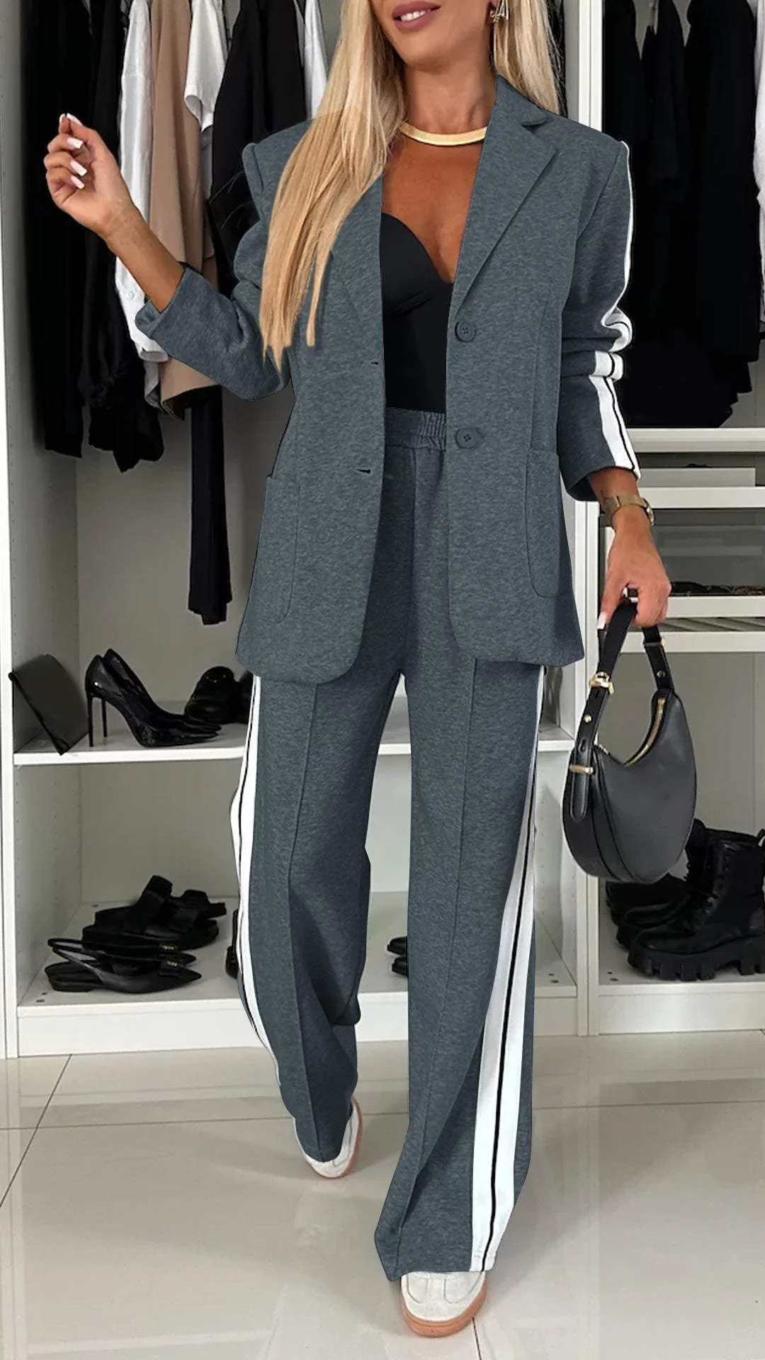Alice Zaccheo™ Volnočasový oblek s dlouhými rukávy