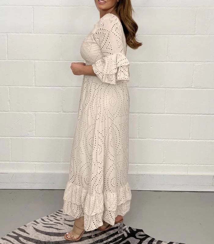 Antoinette™ Elegantní krajkové letní dlouhé šaty
