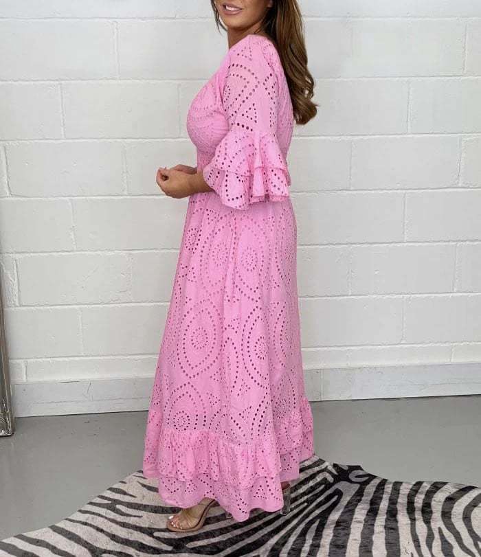 Antoinette™ Elegantní krajkové letní dlouhé šaty