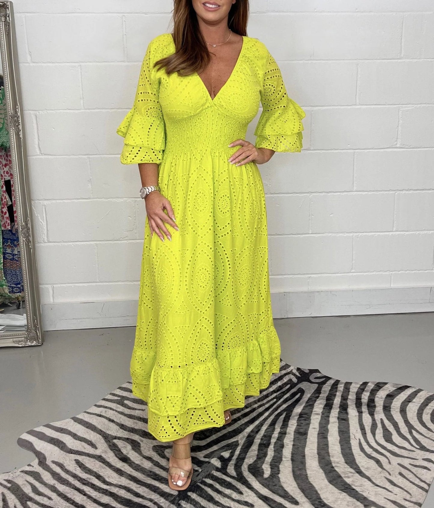 Antoinette™ Elegantní krajkové letní dlouhé šaty