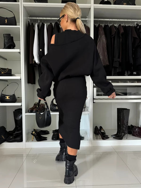Asia Bonfanti™ Stylový set šatů a svetru