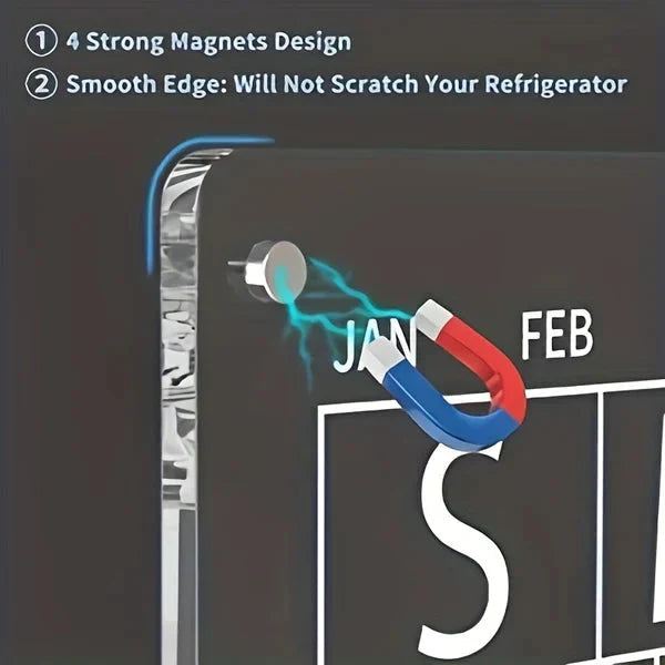 BOARDY™️ Magnetický měsíční plánovač