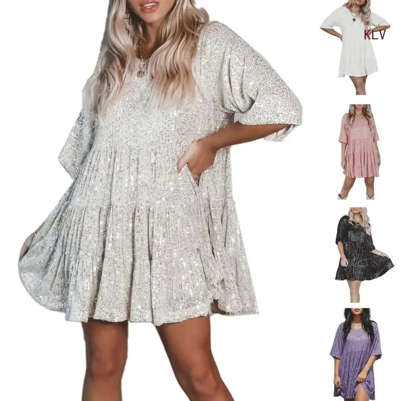 BabyDoll™️ Flitrové šaty