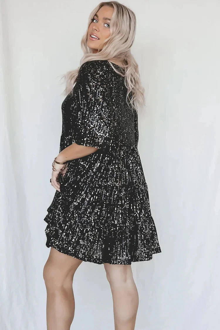 BabyDoll™️ Flitrové šaty
