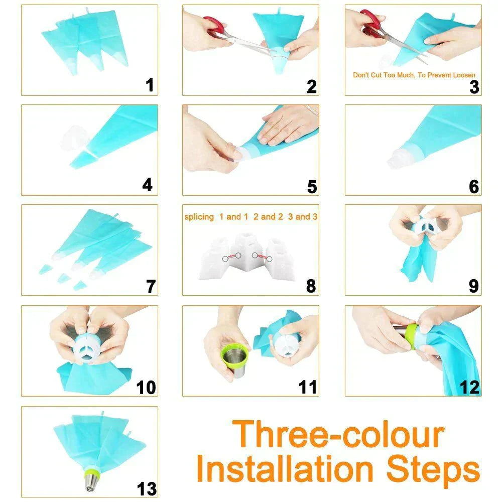 BakeSuppliez™️ Plnící sáčky na polevu