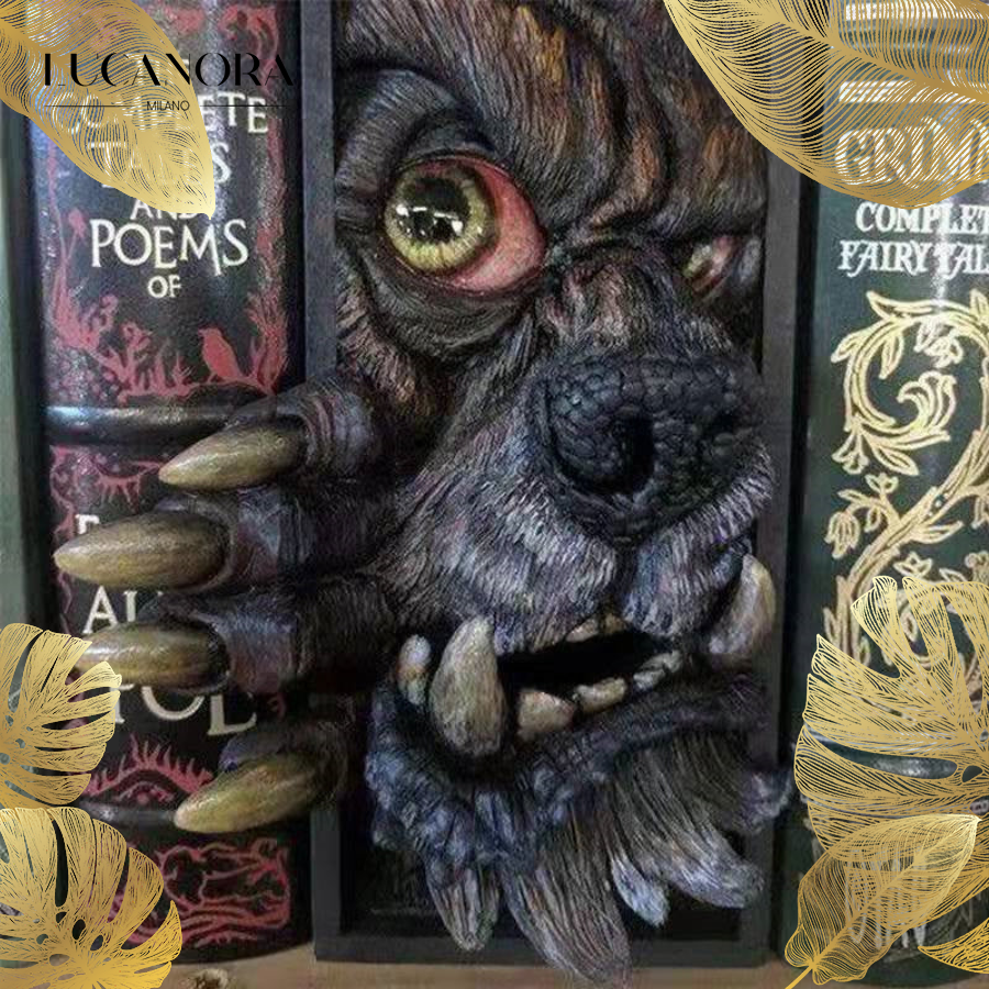 BookNook™ Sochařská výzdoba koutku knihy