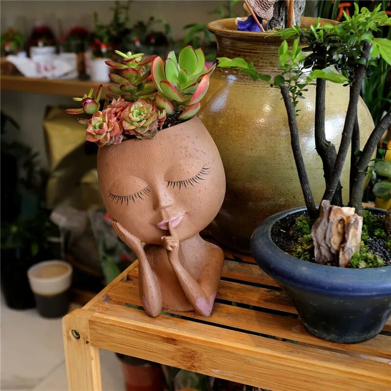 Botanica™ Květináč s obličejem