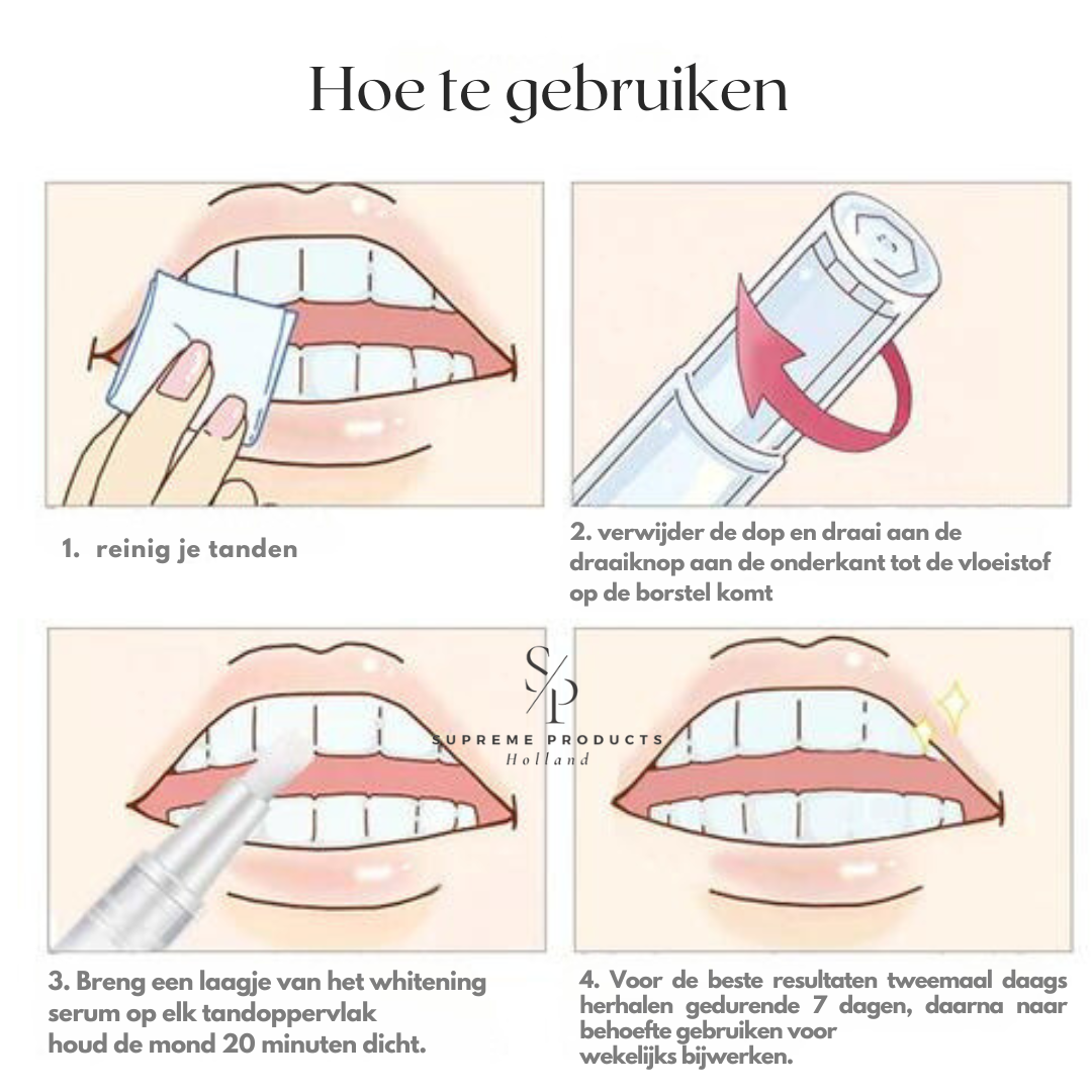 BrightSmilez+™ Pero na bělení zubů | Bílé zuby během vteřin!