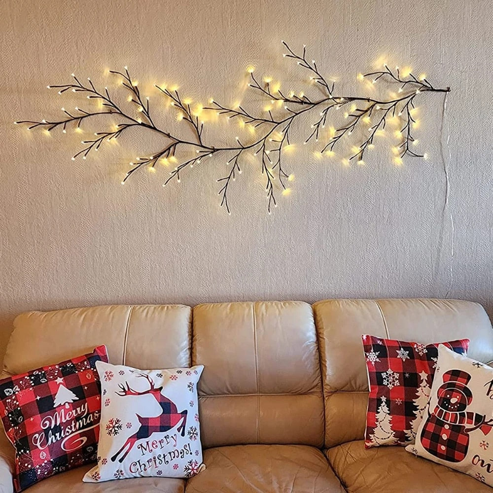 Brightex™️ Nástěnná LED dekorace - vrba