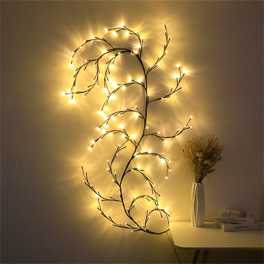Brightex™️ Nástěnná LED dekorace - vrba