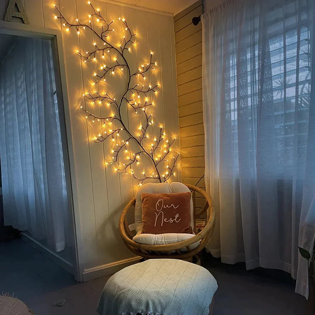 Brightex™️ Nástěnná LED dekorace - vrba