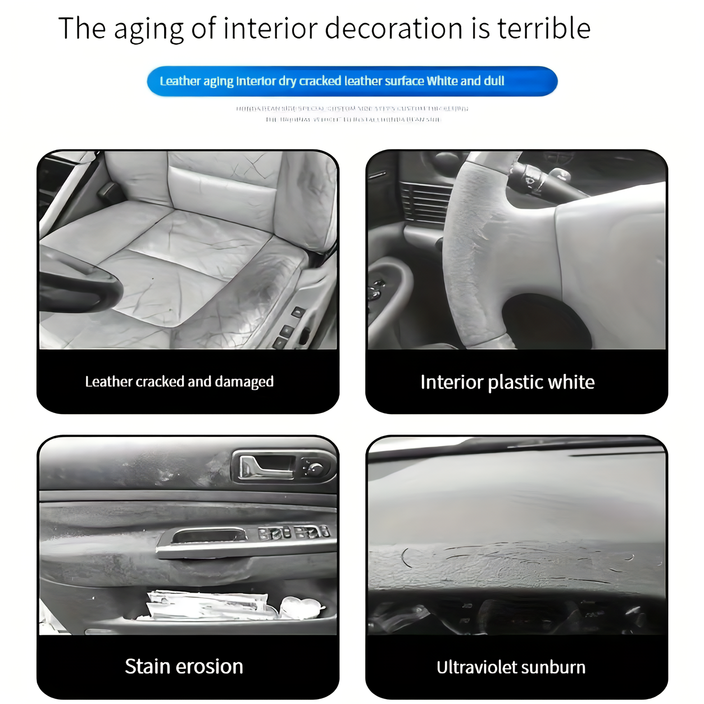 CarFlex™ Krém na údržbu kožených sedadel v autě