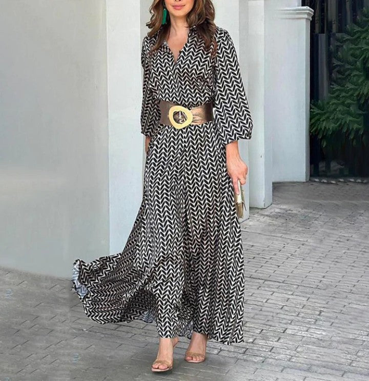 Carlotta™ Elegantní retro dlouhé šaty