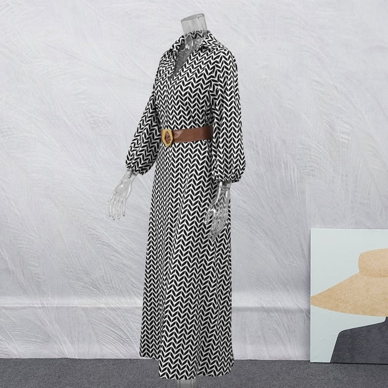 Carlotta™ Elegantní retro dlouhé šaty