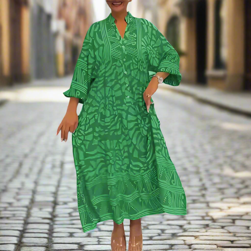 Caterina Tarro™ Dámské volné šaty s potiskem