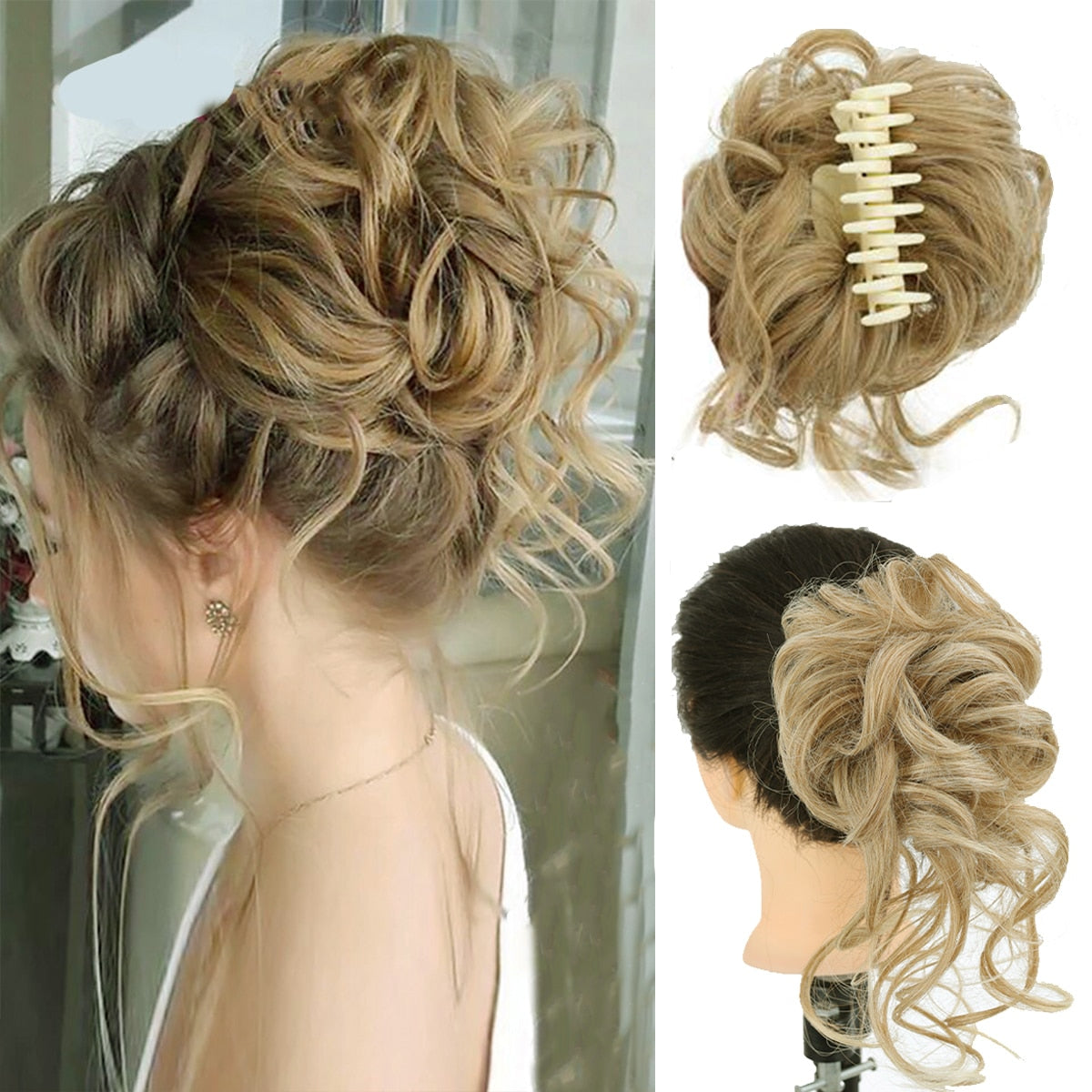 ChicChignon+™ Vlnitý příčesek s clipem | Husté vlasy během sekundy!
