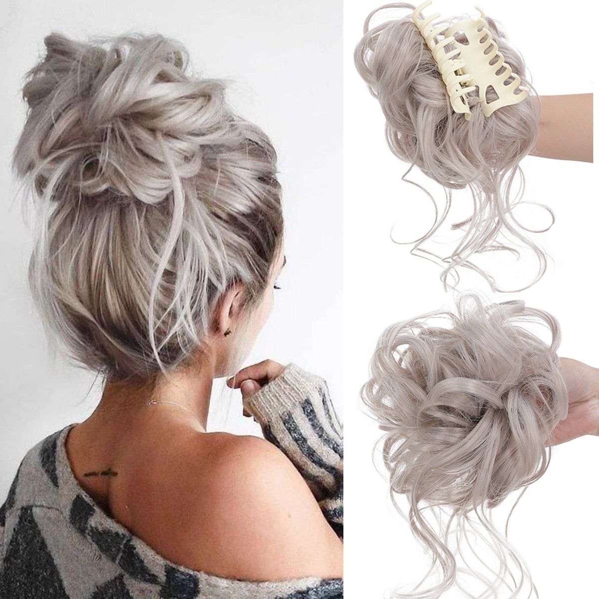ChicChignon+™ Vlnitý příčesek s clipem | Husté vlasy během sekundy!