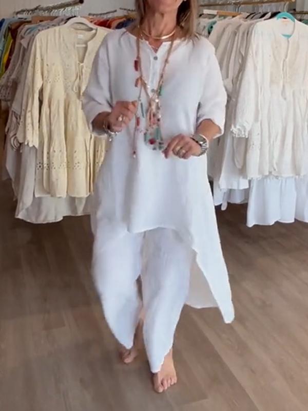 Chita Ortego™ Oversized 2ks ležérní kombinéza s dlouhými rukávy