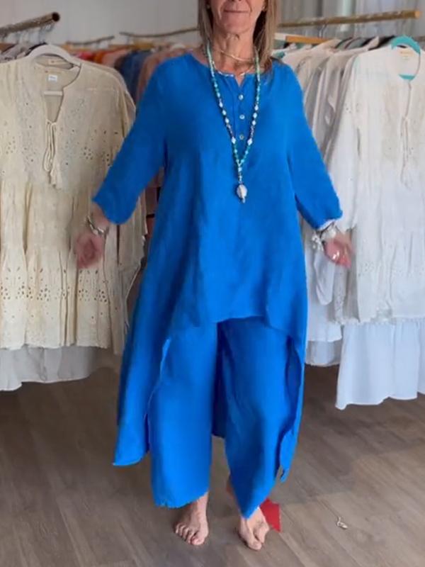 Chita Ortego™ Oversized 2ks ležérní kombinéza s dlouhými rukávy