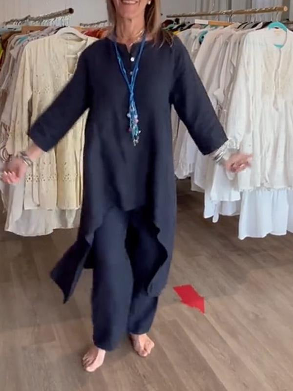 Chita Ortego™ Oversized 2ks ležérní kombinéza s dlouhými rukávy