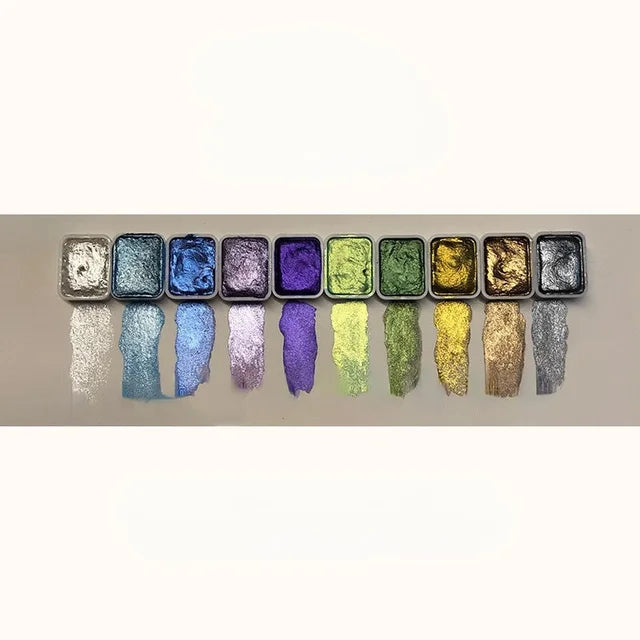 ChromaLux™ Práškový minerální perleťový pigment umělecký akvarel