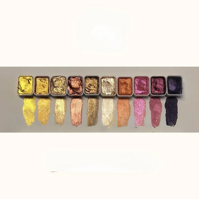 ChromaLux™ Práškový minerální perleťový pigment umělecký akvarel
