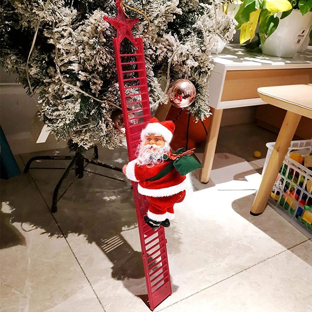 ClausClimber™ Santa Claus na žebříku