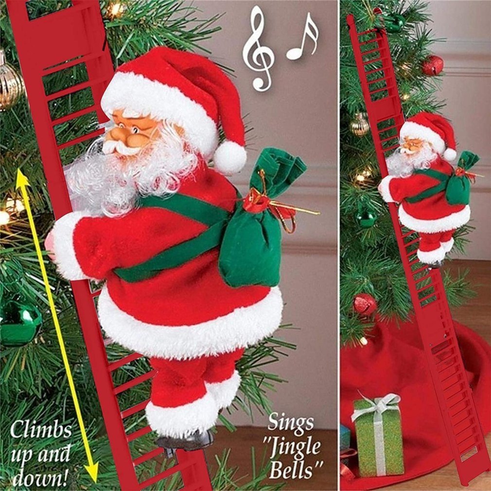 ClausClimber™ Santa Claus na žebříku
