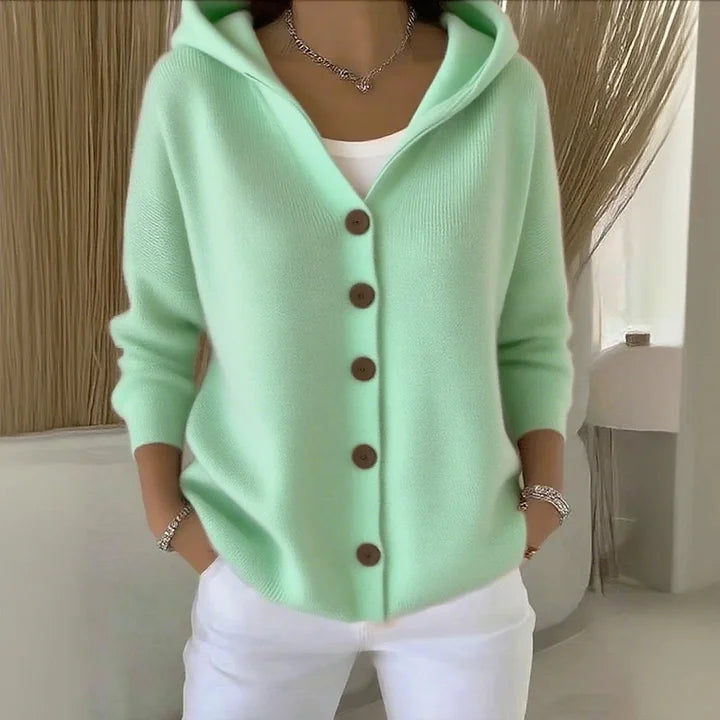 Clelia Zingale™ Cardigan s dlouhým rukávem