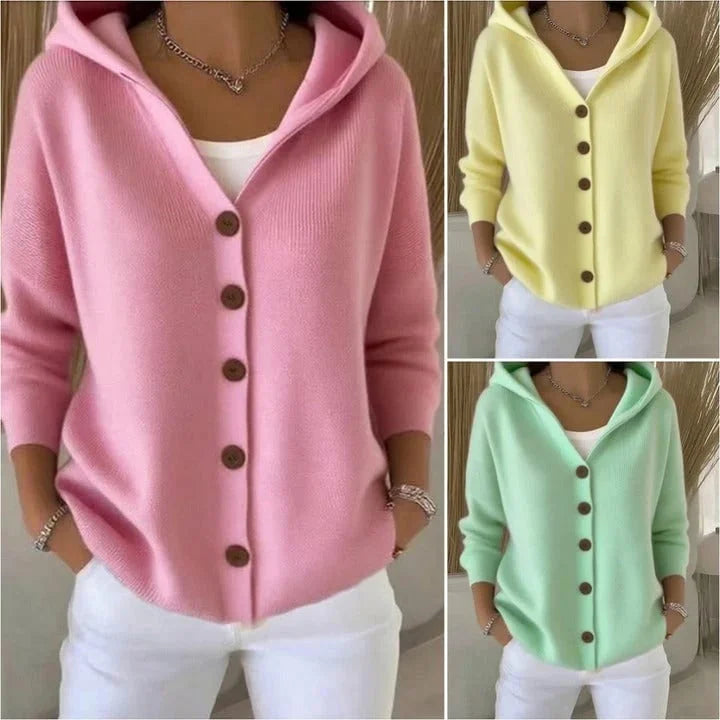 Clelia Zingale™ Cardigan s dlouhým rukávem