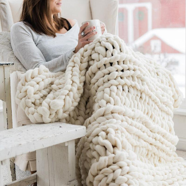 ComfyNook™ Pletená útulná komfortní deka