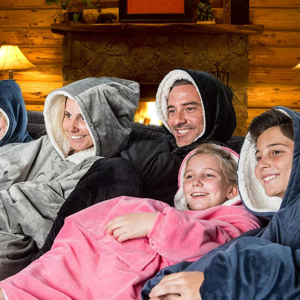 CozyHoodie+™ Pohodlná mikina s kapucí XXL