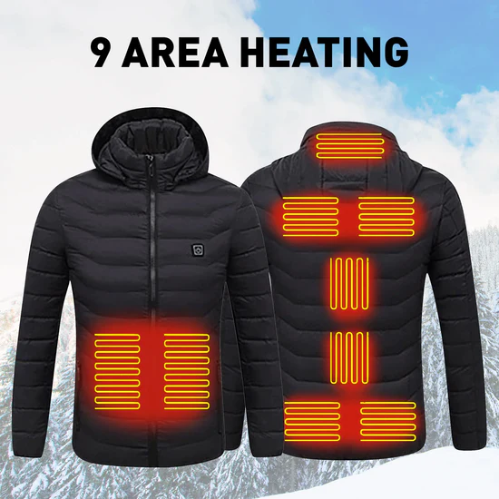 CozyKing™️ Unisex powerbankou vyhřívaná bunda