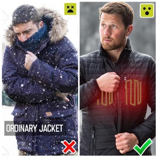 CozyKing™️ Unisex powerbankou vyhřívaná bunda