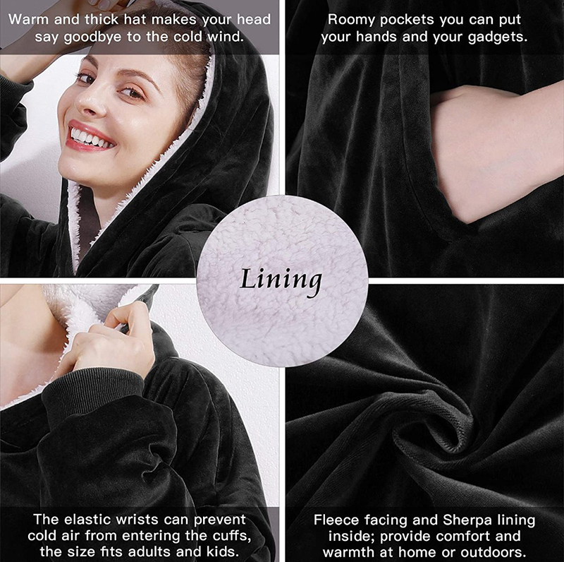 CuddleHoodie+™ Pohodlná oversize mikino-deka | Zatočte se zimou s naší hřejivou mikinou!