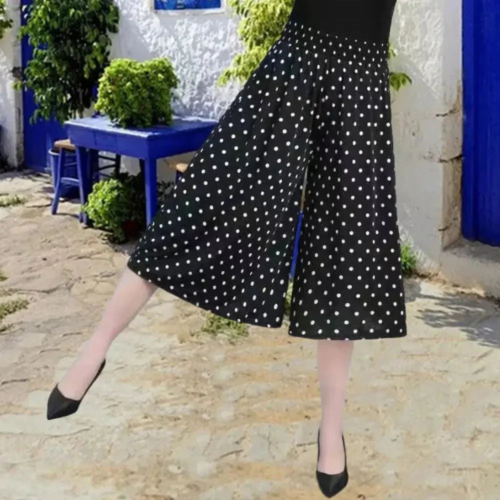 CurvyCharm™ Strečové kalhoty se širokou nohavicí