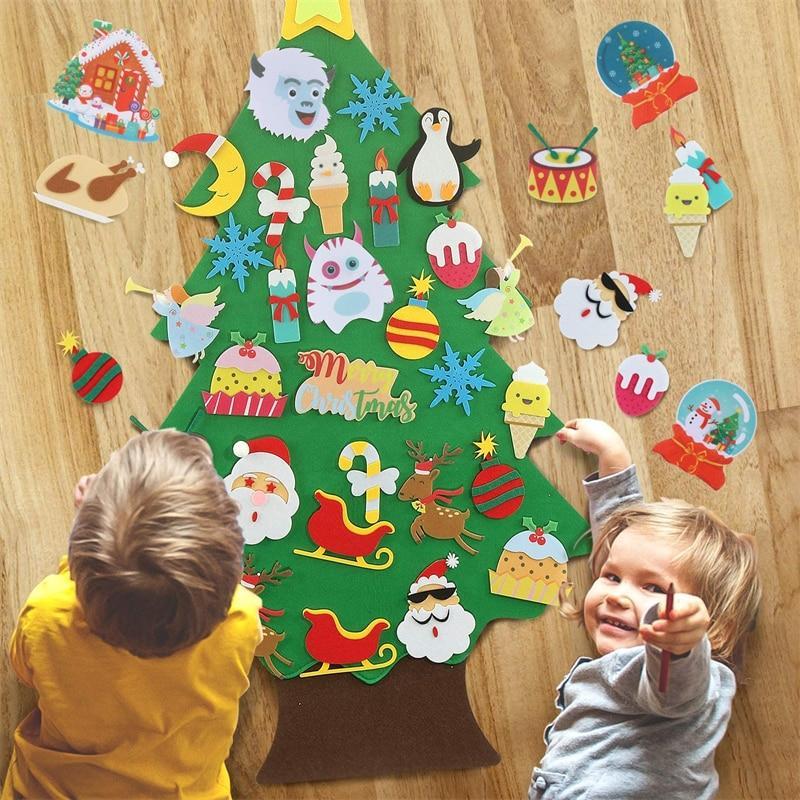 DIYTree™ Vánoční stromeček pro děti | Nechte děti ozdobit si vlastní vánoční stromeček!