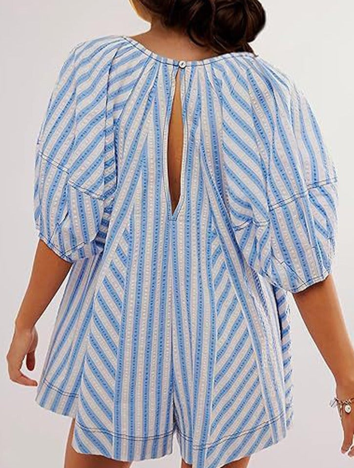 Danette Lane™ Romper s puff rukávy
