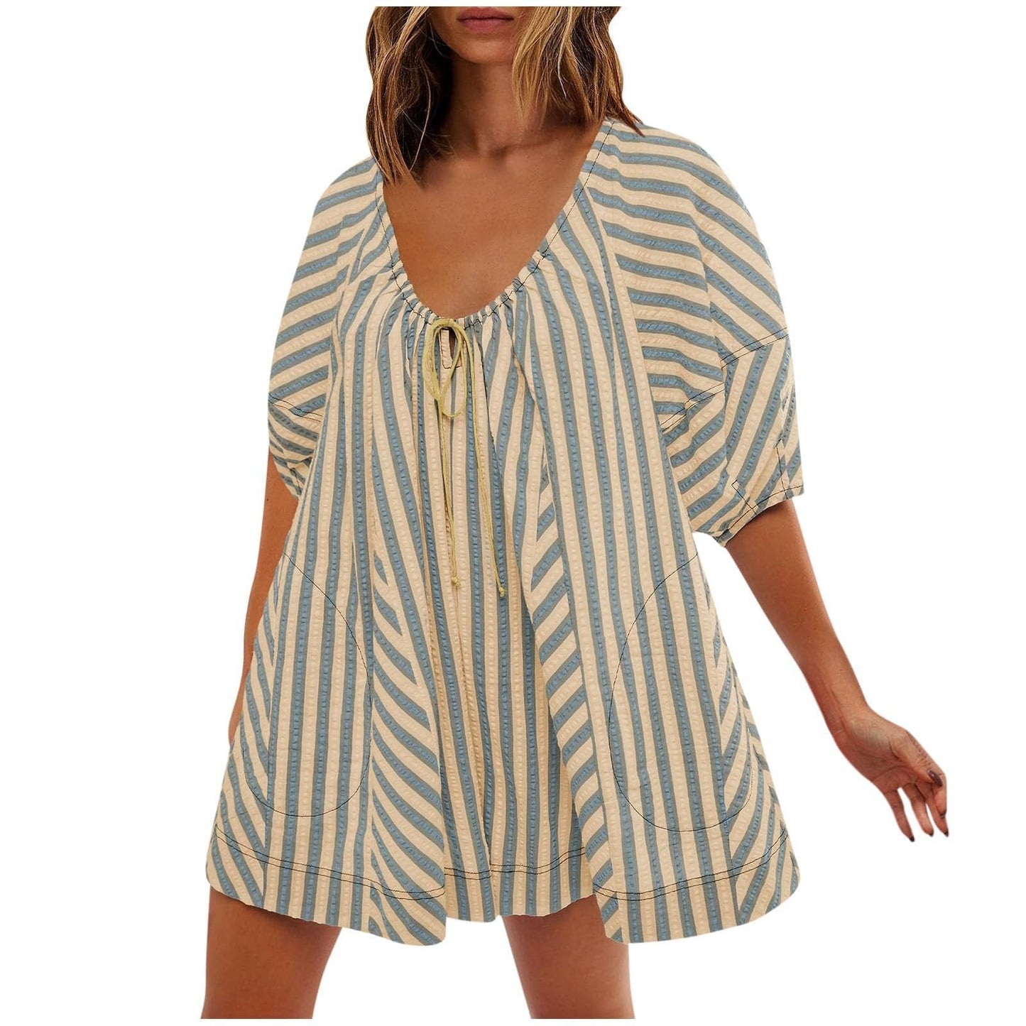 Danette Lane™ Romper s puff rukávy