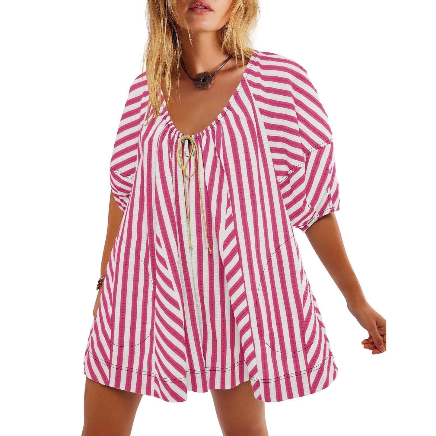 Danette Lane™ Romper s puff rukávy