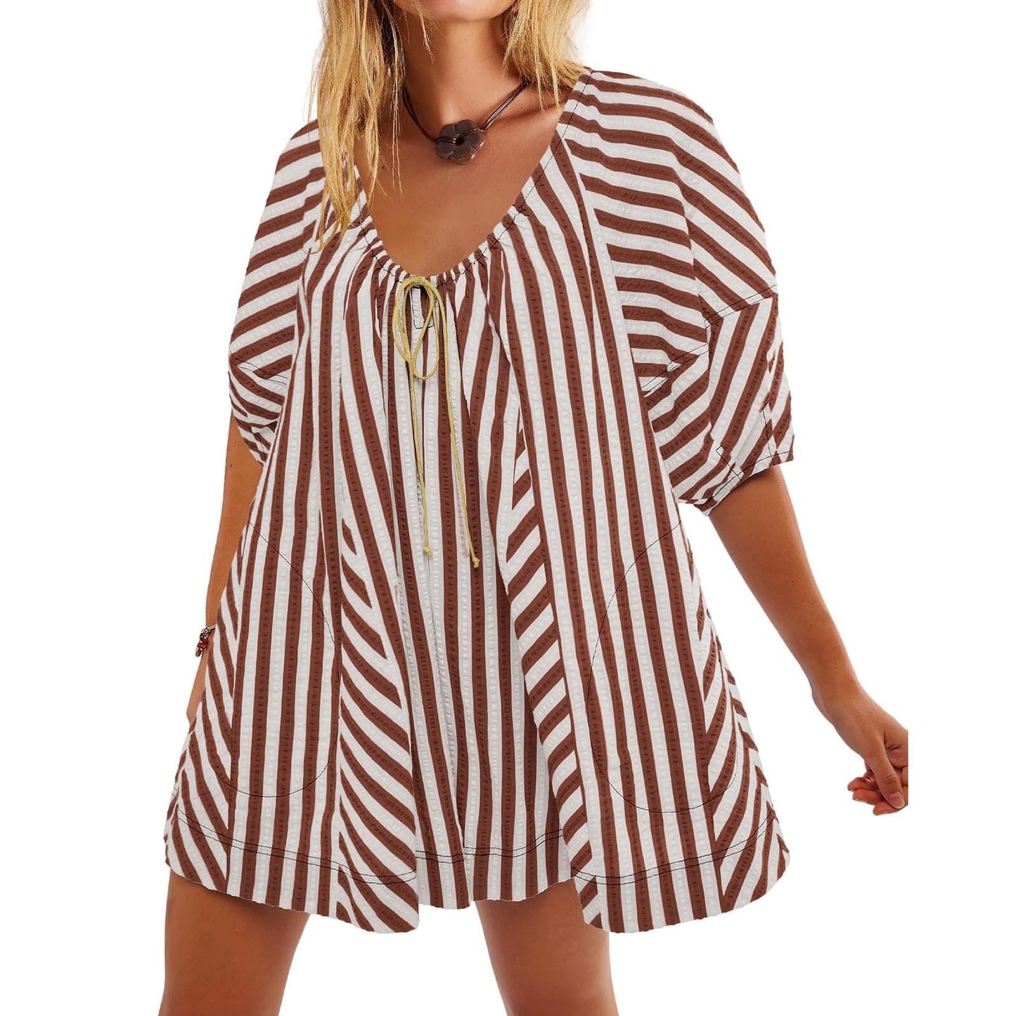 Danette Lane™ Romper s puff rukávy
