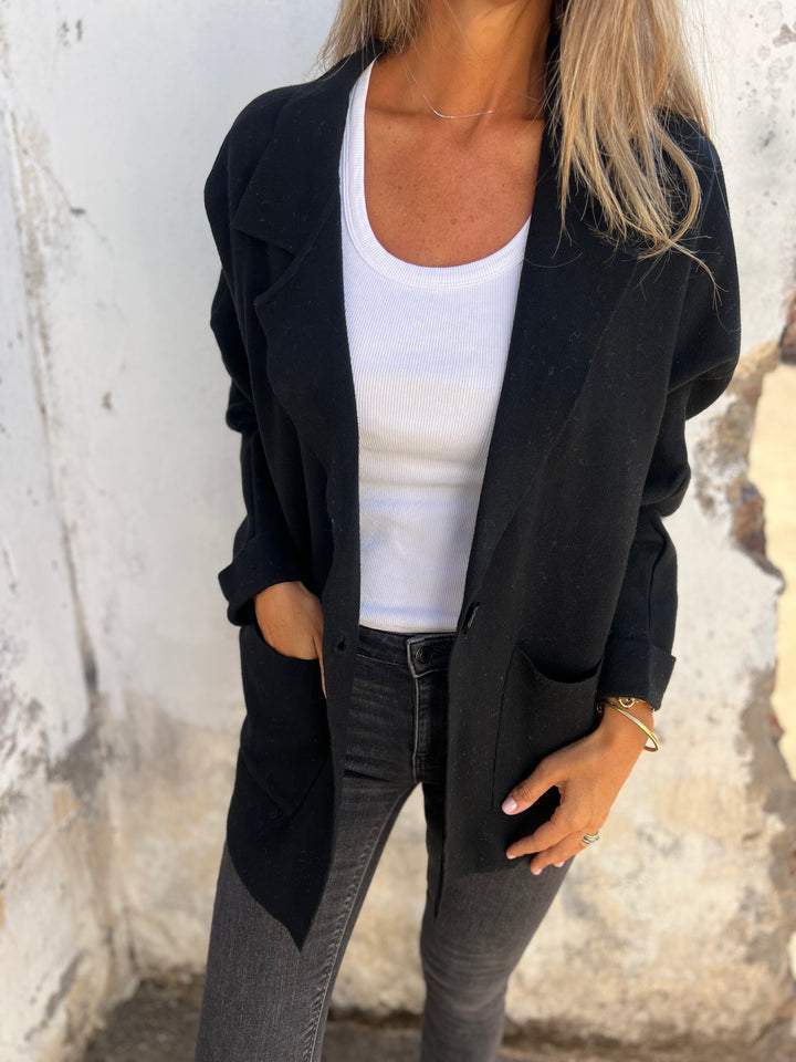 Danielle Larue™ Ležérní kabátek s jedním knoflíkem