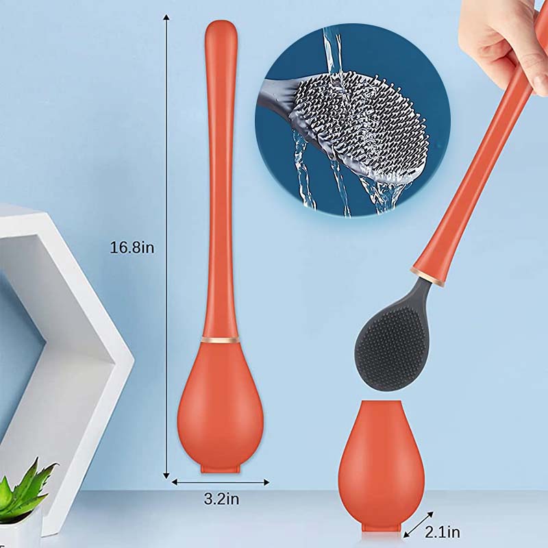DeluxeClean™ Designový Silikonový Kartáč Na Toaletu